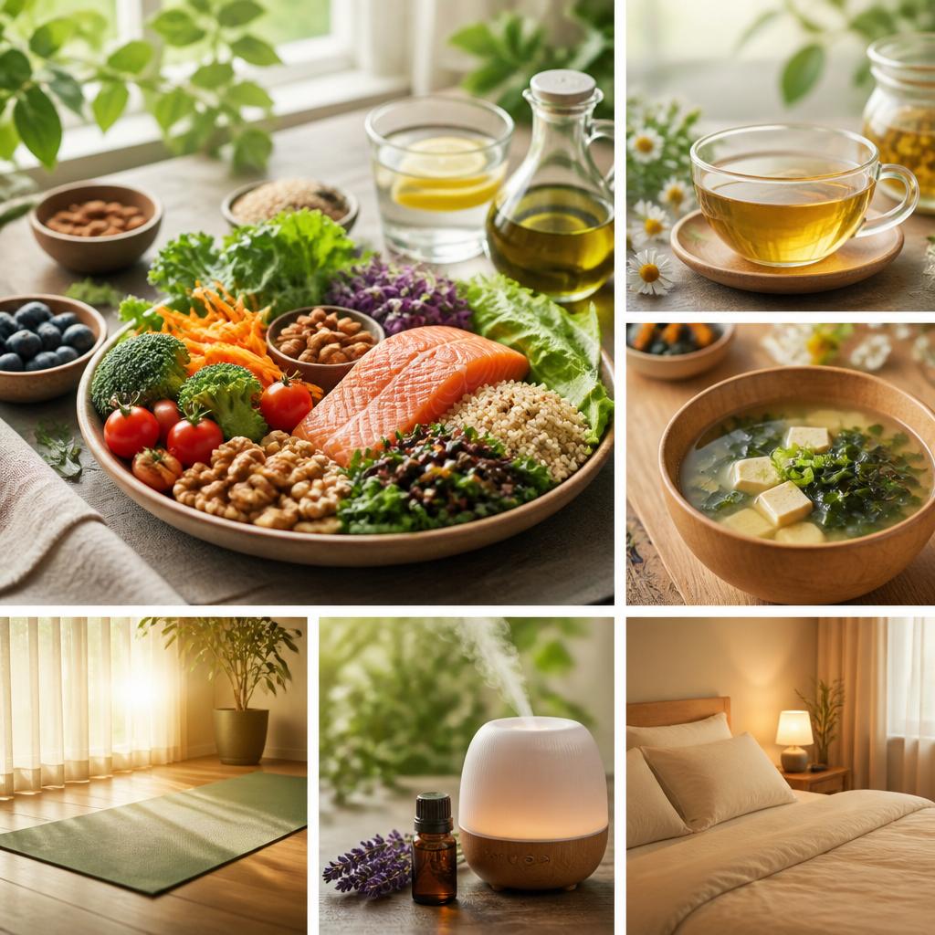 ストレスと不調を緩和するための食事と生活習慣を見つけましょう。
