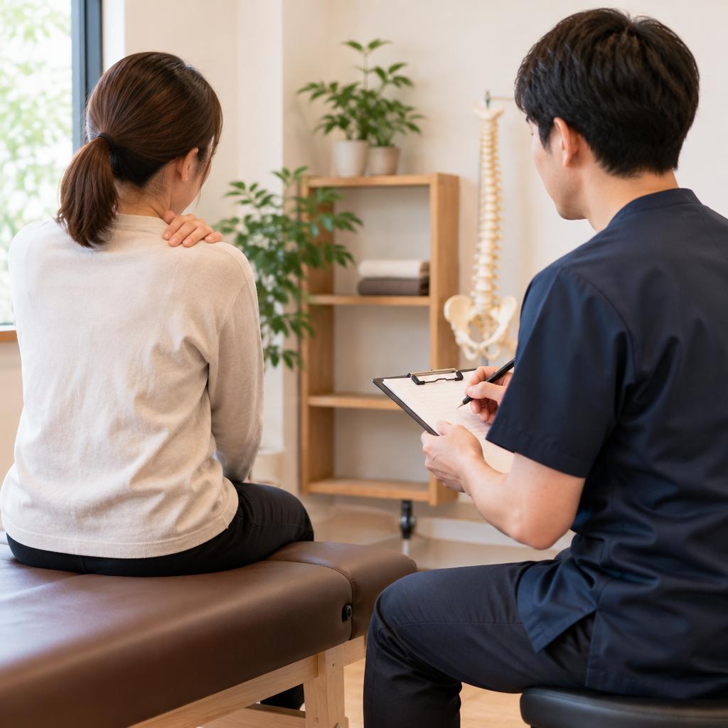 腰だけを見ない。ぎっくり腰の経緯と暮らしを丁寧に確認