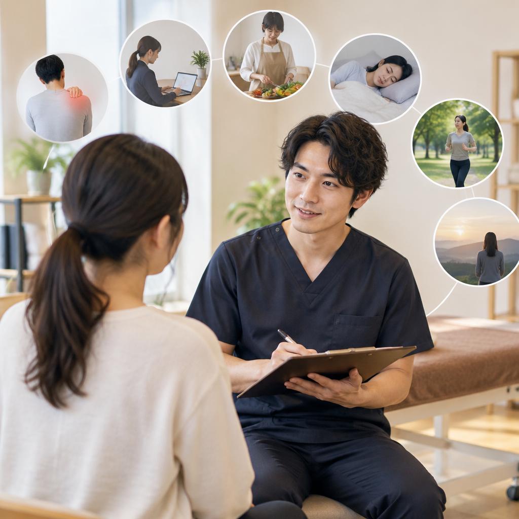 不調の背景は人それぞれ。暮らしまで丁寧に伺います